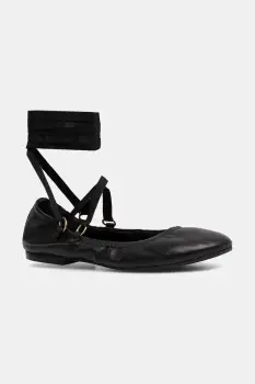 Jonak balerini de piele DESIREUSE CUIR culoarea negru, 3800271 imagine