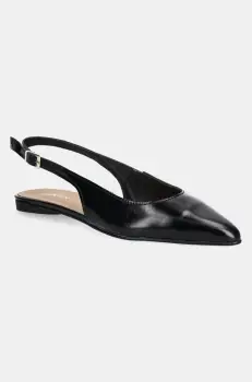 Jonak balerini de piele NOA culoarea negru, cu toc deschis, 3800007 imagine