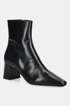 Jonak cizme de piele DYONISOS CUIR culoarea negru, cu toc drept, 3700183 imagine