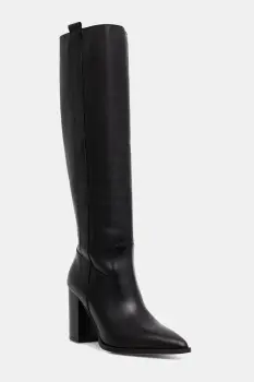 Jonak ghete de piele PECHE CUIR culoarea negru, cu toc drept, 3700034 imagine