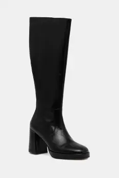 Jonak ghete de piele VENDOME CUIR culoarea negru, cu toc drept, 3500102 imagine