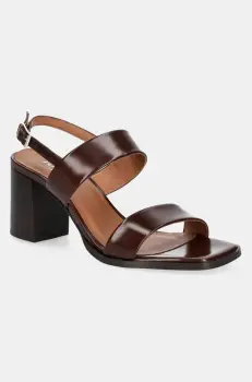 Jonak sandale de piele VALMONT culoarea maro, 3600128 imagine