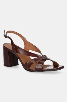 Jonak sandale de piele VANITY culoarea maro, 3600215 imagine