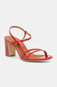 Jonak sandale de piele VICOMTE culoarea rosu, 3200428 imagine