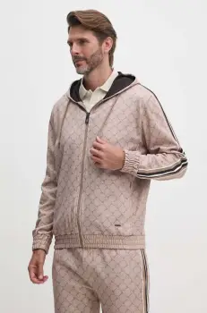 Joop! bluza barbati, culoarea bej, cu gluga, modelator, 30042915 imagine