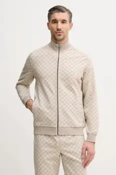 Joop! bluza culoarea bej, cu imprimeu, 30100506 imagine