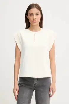 Joop! bluza culoarea bej, uni, 30048081 imagine