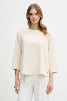 Joop! bluza culoarea bej, uni, 30100460 imagine