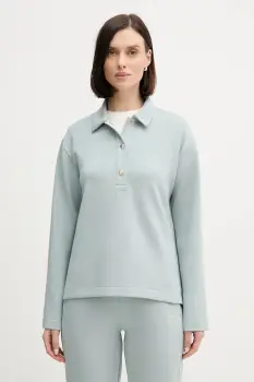 Joop! bluza culoarea turcoaz, uni, 30100420 imagine