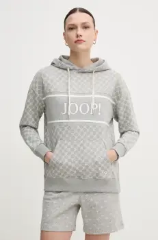 Joop! bluza femei, culoarea gri, cu gluga, modelator imagine