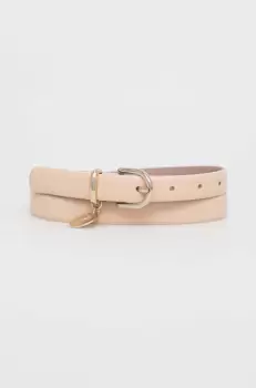 Joop! curea femei, culoarea bej imagine