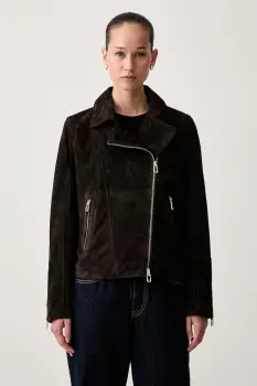 Joop! geaca de biker pentru femei din piele intoarsa Luisa imagine