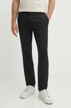 Joop! pantaloni barbati, culoarea gri, drept imagine