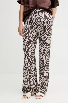 Joop! pantaloni culoarea bej, lat, high waist, 30042890 imagine