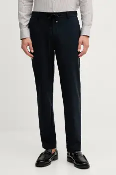 Joop! pantaloni culoarea bleumarin, drept, 30048707 imagine