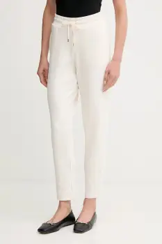 Joop! pantaloni de trening culoarea bej, cu imprimeu, 30048598 imagine