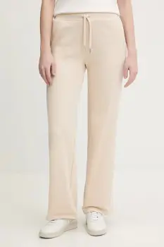 Joop! pantaloni de trening culoarea bej, cu imprimeu, 30100028 imagine