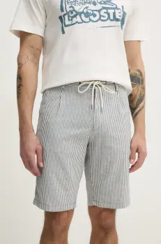 Joop! pantaloni scurti din amestec de in barbati, culoarea alb, 30046558 imagine