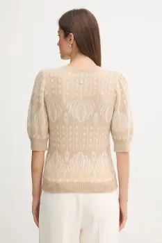 Joop! pulover cu un strop de mohair culoarea bej, light, 30047620 imagine