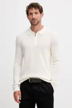 Joop! pulover culoarea bej, light, 30046919 imagine