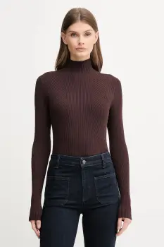 Joop! pulover culoarea bej, light, cu turtleneck, 30033369 imagine