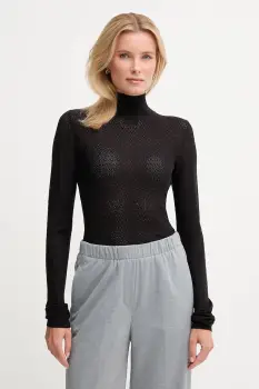 Joop! pulover culoarea negru, light, cu guler, 30048371 imagine