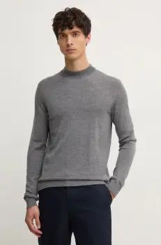 Joop! pulover de lana barbati, culoarea gri, light, 30032606 imagine