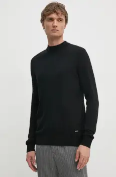 Joop! pulover de lana barbati, culoarea negru, light, 30032606 imagine