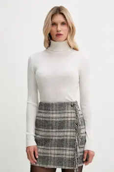 Joop! pulover de lana culoarea bej, cu guler, 30049422 imagine