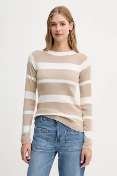 Joop! pulover de lana culoarea bej, light, 30047626 imagine