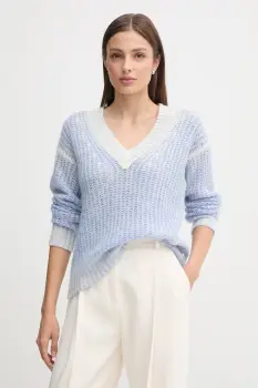 Joop! pulover din amestec de lana culoarea violet, 30047619 imagine