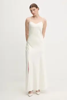 Joop! rochie culoarea bej, maxi, drept, 30100029 imagine