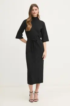 Joop! rochie culoarea negru, maxi, drept, 30044781 10018908 imagine