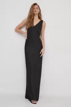 Joop! rochie culoarea negru, maxi, drept imagine