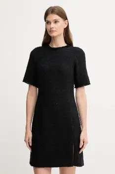 Joop! rochie culoarea negru, mini, drept, 30048585 imagine