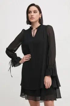 Joop! rochie culoarea negru, mini, evazati, 30046885 10018884 imagine