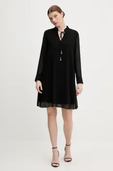 Joop! rochie culoarea negru, mini, oversize, 30101741 imagine