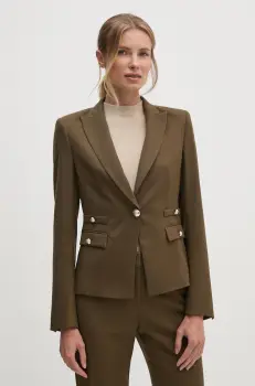 Joop! sacou culoarea verde, un singur rand de nasturi, neted, 30043457 imagine