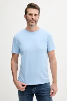 Joop! tricou din bumbac barbati, culoarea portocaliu, cu imprimeu, 30045926 imagine