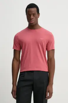 Joop! tricou din bumbac barbati, culoarea portocaliu, cu imprimeu, 30045926 imagine