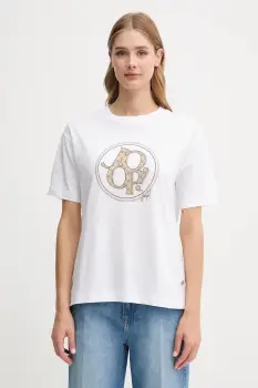 Joop! tricou din bumbac culoarea alb, 30046236 imagine