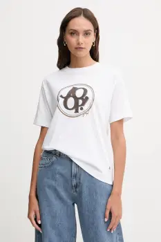 Joop! tricou din bumbac culoarea alb, 30046236 imagine