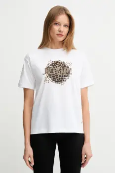 Joop! tricou din bumbac culoarea alb, 30048383 imagine