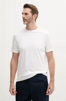 Joop! tricou din bumbac culoarea alb, uni, 30041079 imagine