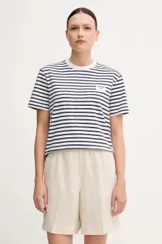 Joop! tricou din bumbac culoarea bleumarin, 30046131 imagine