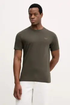 Joop! tricou din bumbac culoarea portocaliu, cu imprimeu, 30045926 imagine