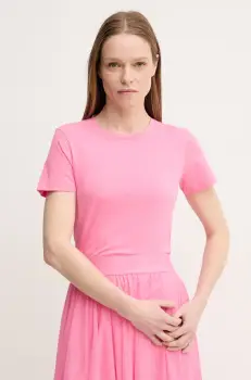 Joop! tricou din bumbac femei, culoarea roz imagine