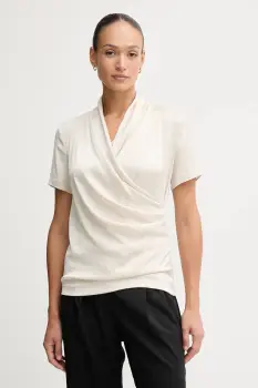 Joseph Ribkoff bluza culoarea bej, uni, 253237F25 imagine