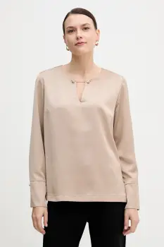 Joseph Ribkoff bluza culoarea bej, uni, 254135 imagine