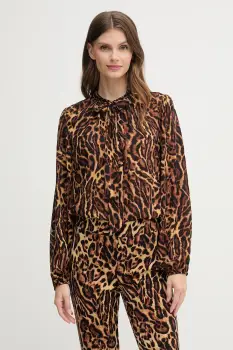 Joseph Ribkoff bluza culoarea maro, cu imprimeu, 253077 imagine